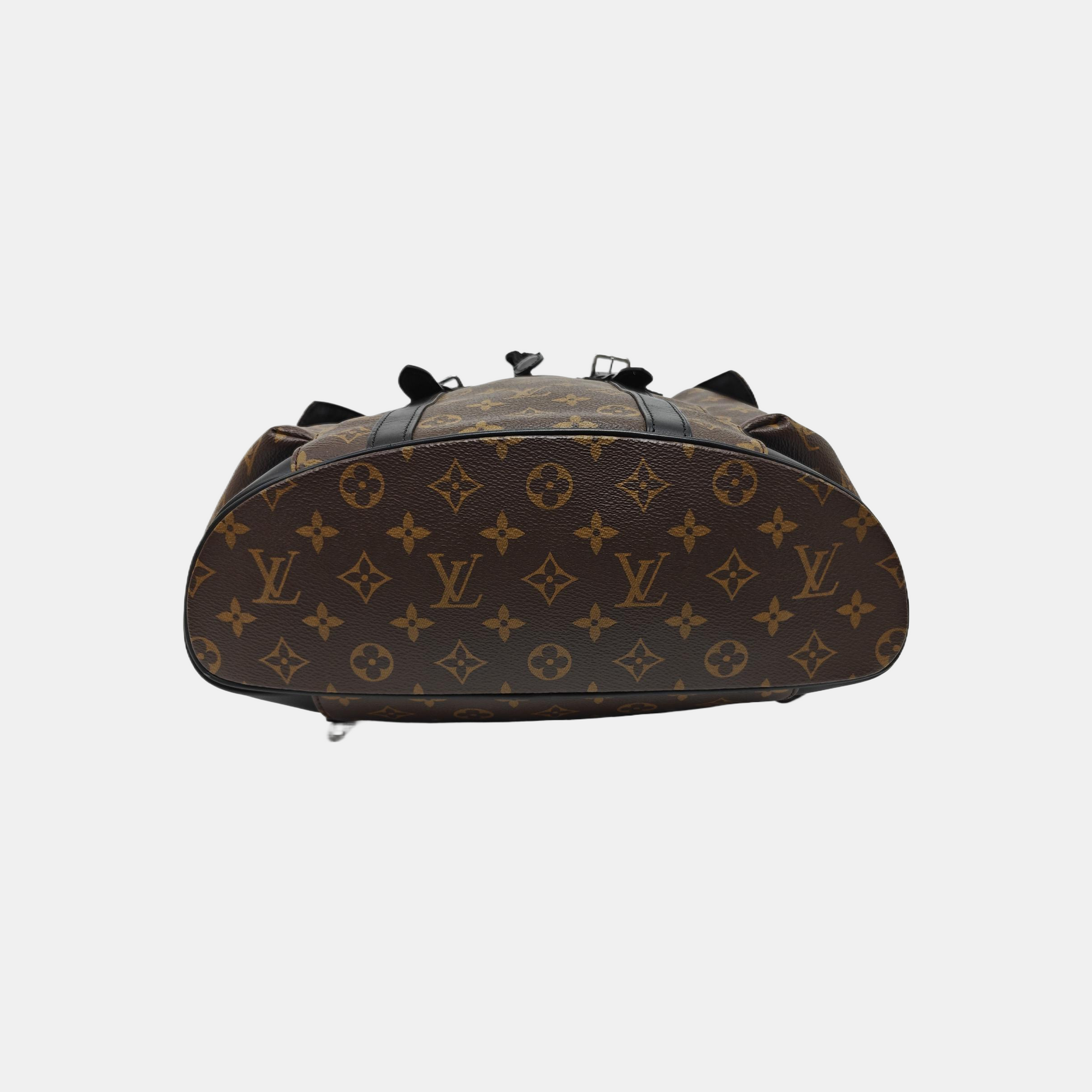 CHRISTOPHER PM Monogram Coated Canvas Brown