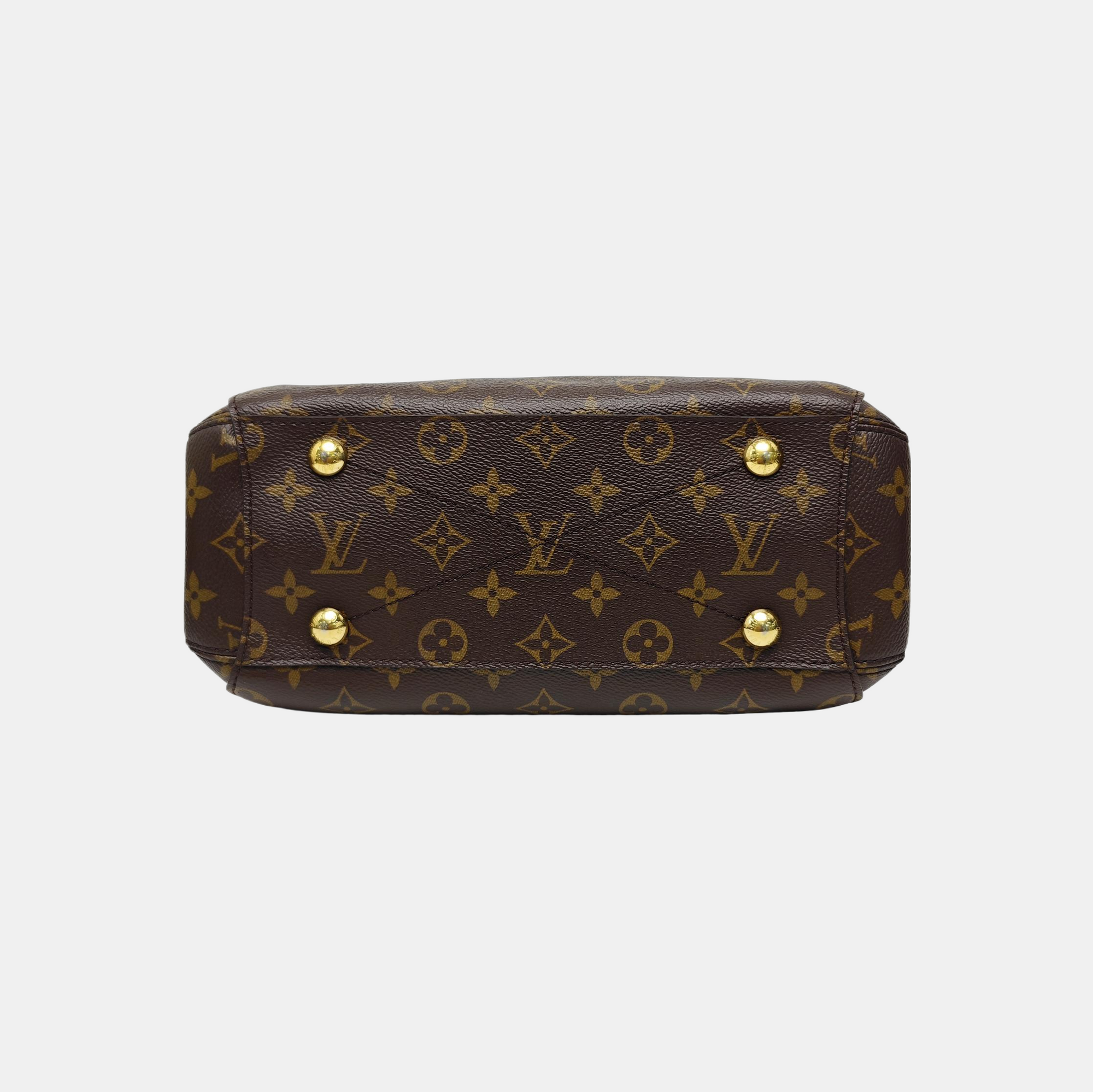 MONTAIGNE Monogram Coated Canvas Brown