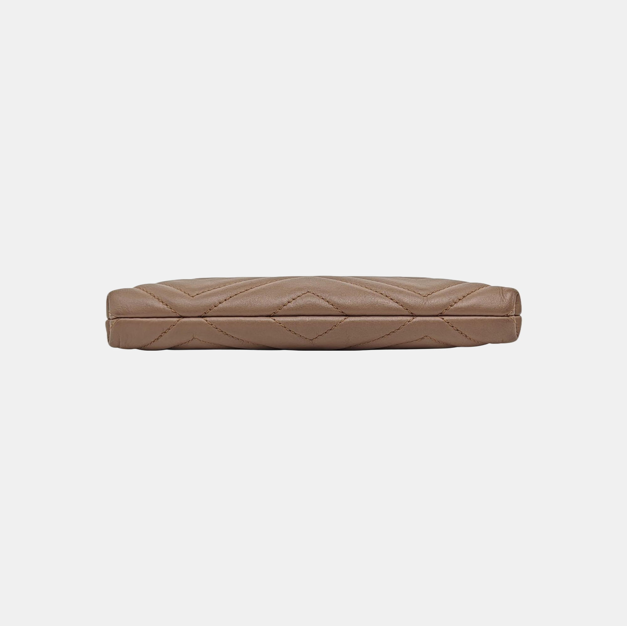 GG Marmont Mini Quilted Calfskin Beige