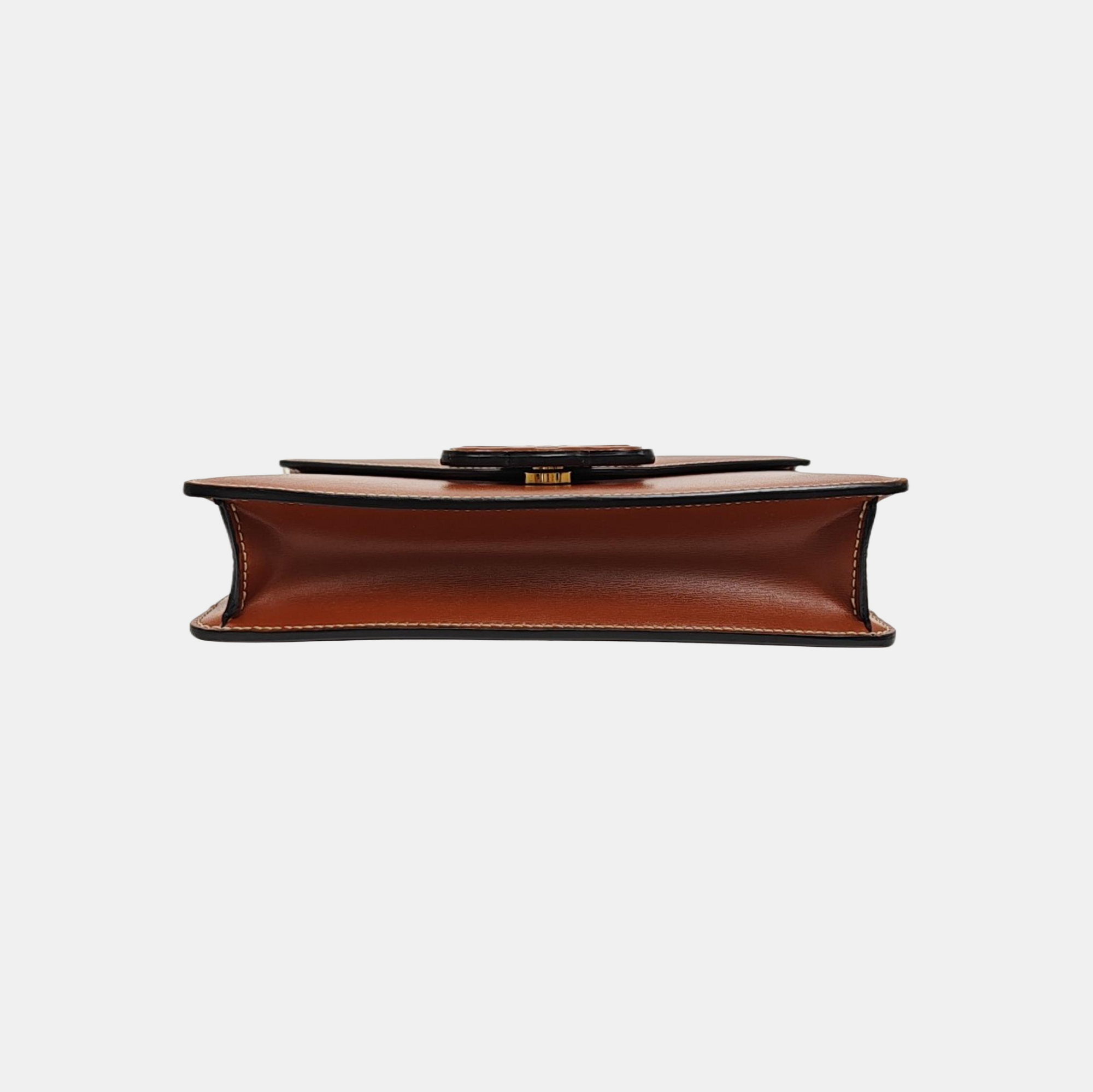 TRIOMPHE Small Calfskin Brown