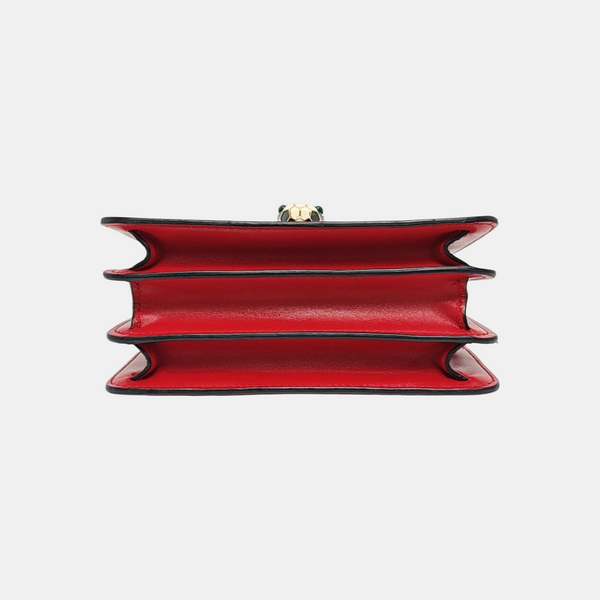 SERPENTI FOREVER Small Quilted Calfskin Red