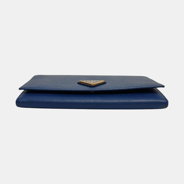 Leather Wallet Blue