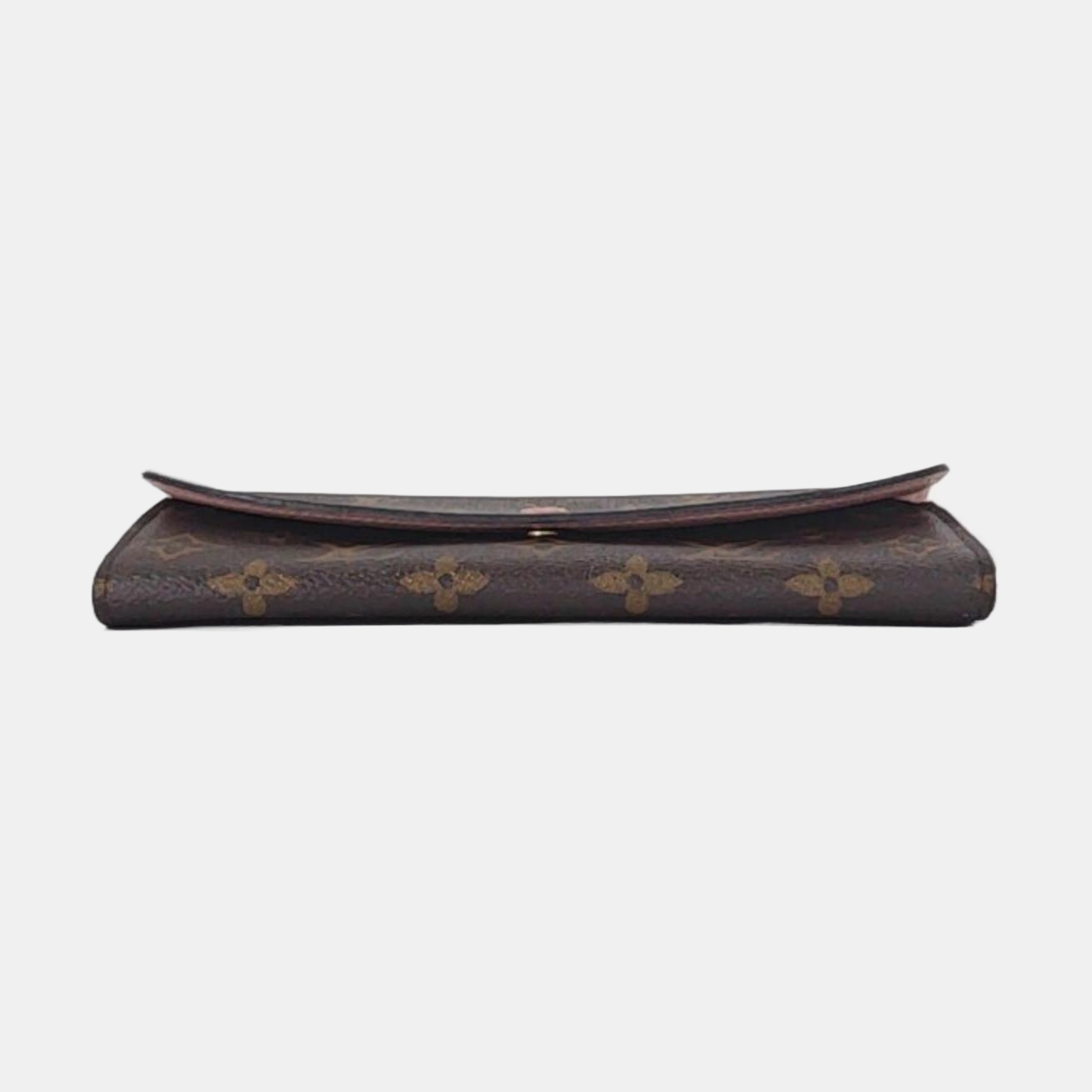 EMILIE Monogram Coated Canvas Brown Wallet