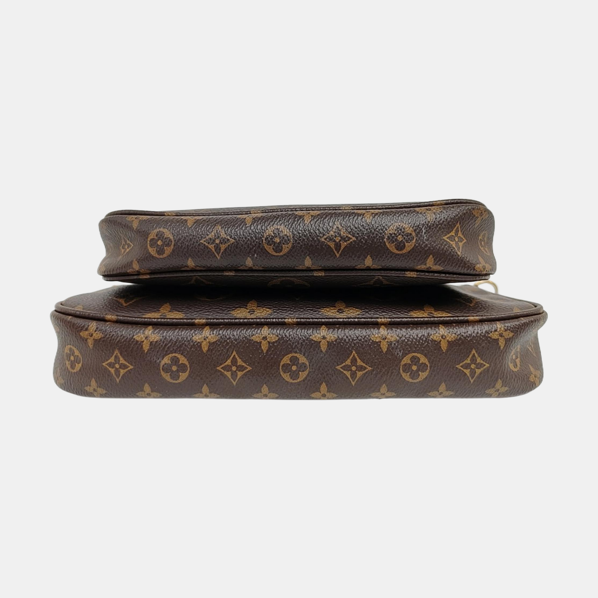MULTI Monogram Coated Canvas Brown