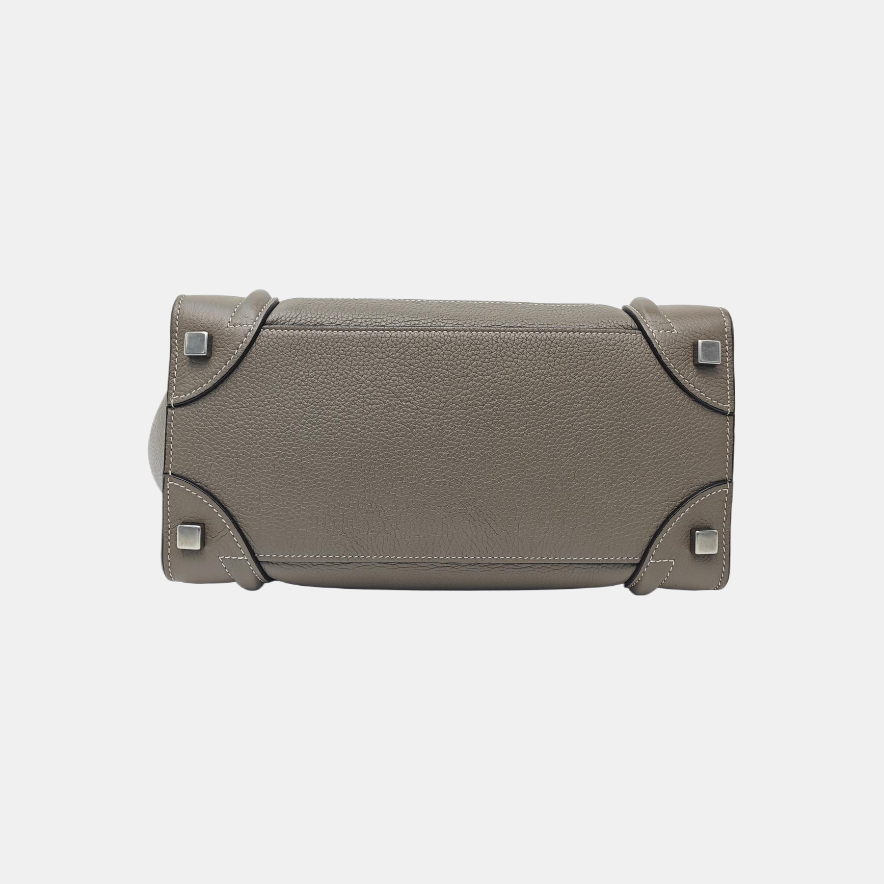 LUGGAGE Quilted Calfskin Gray