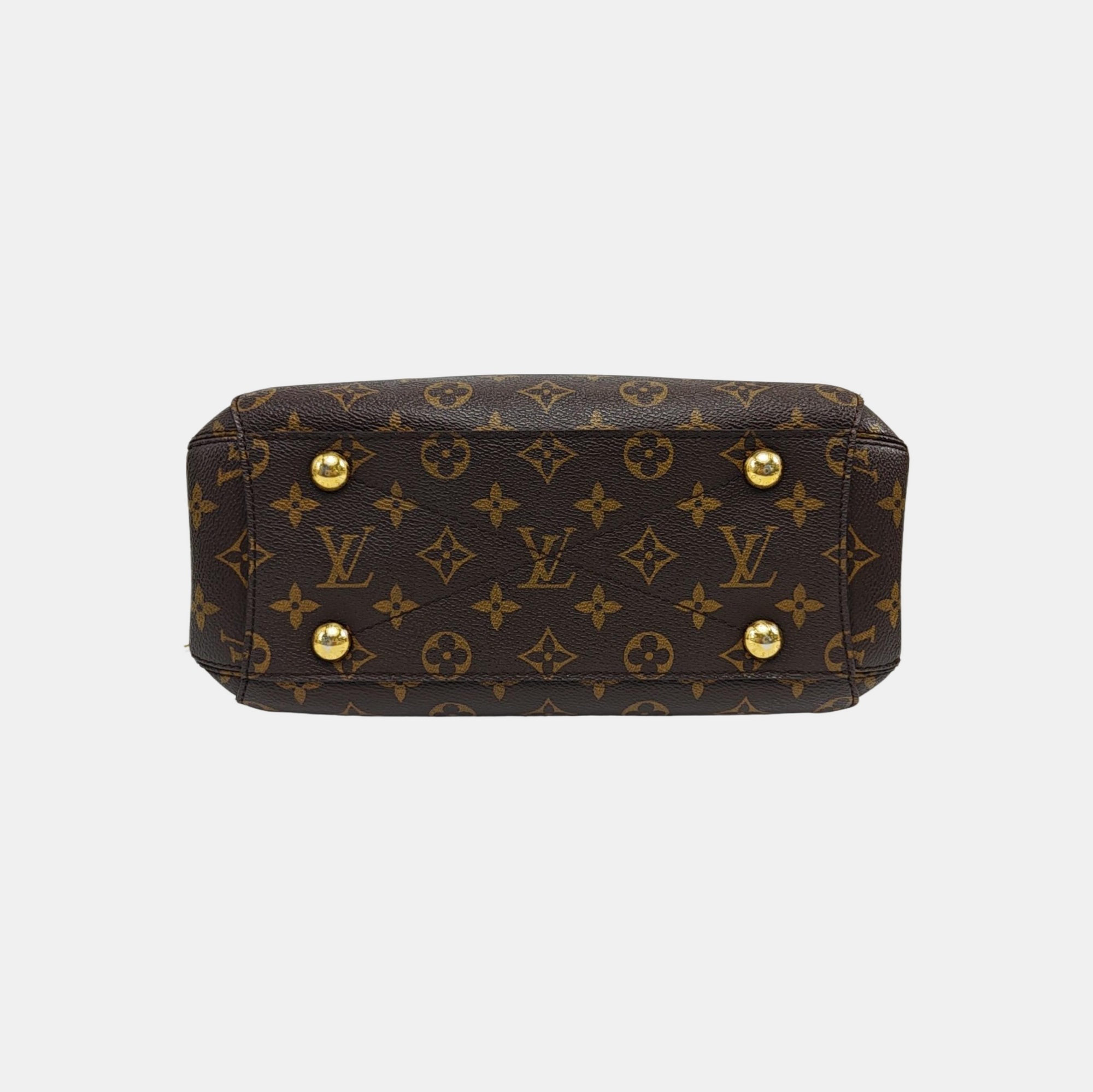 MONTAIGNE BB Monogram Coated Canvas Brown