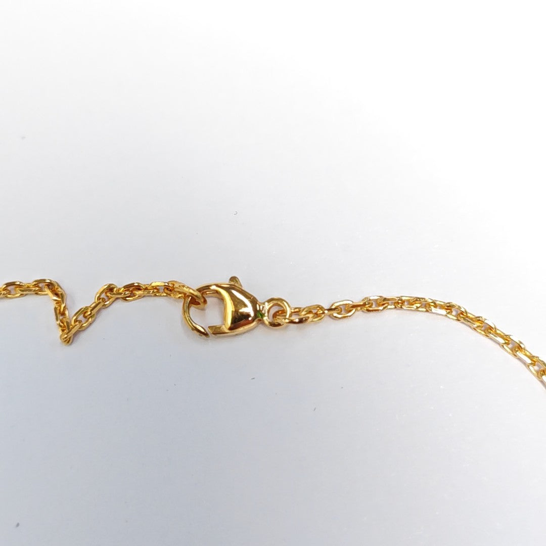 Pop H Metal Gold Necklace