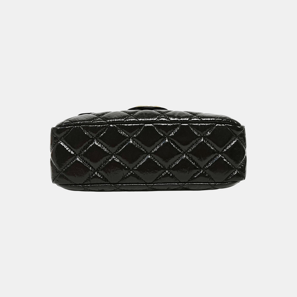 23C HOBO Medium Quilted Calfskin Black