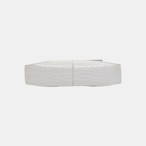 Calfskin Top Handle Bag White