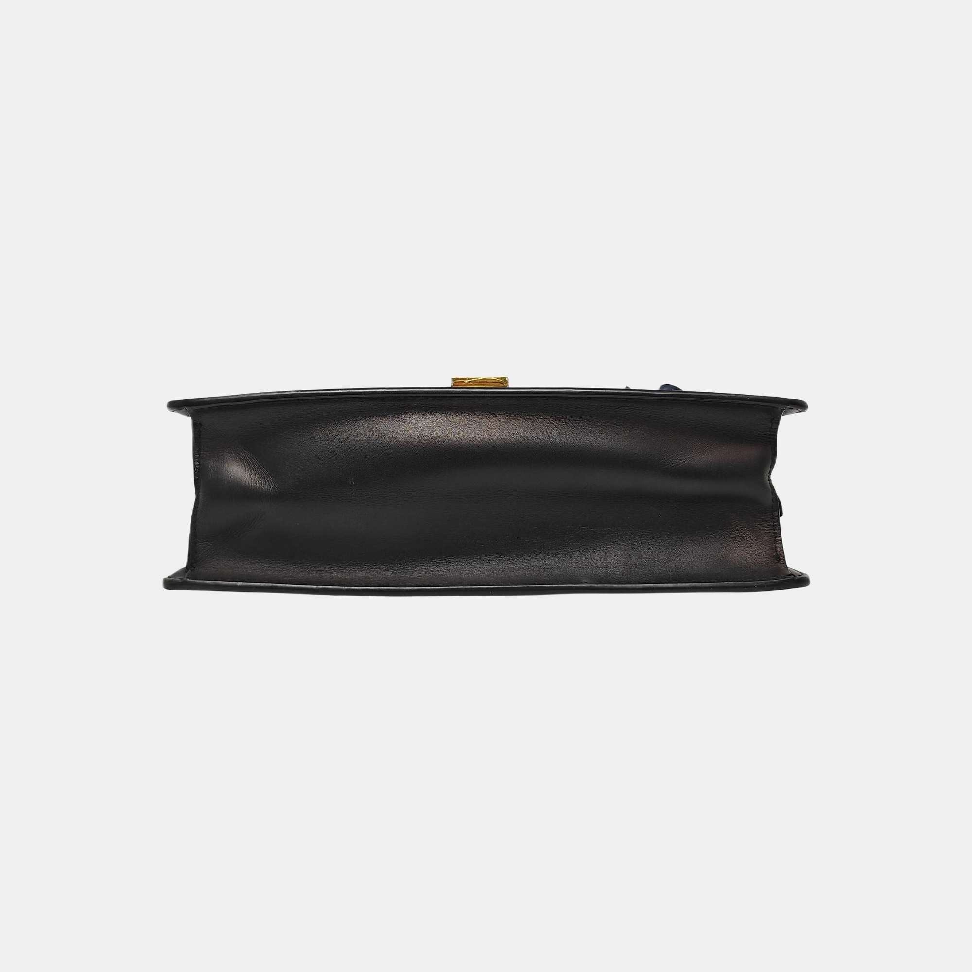 Sylvie Small Calfskin Black
