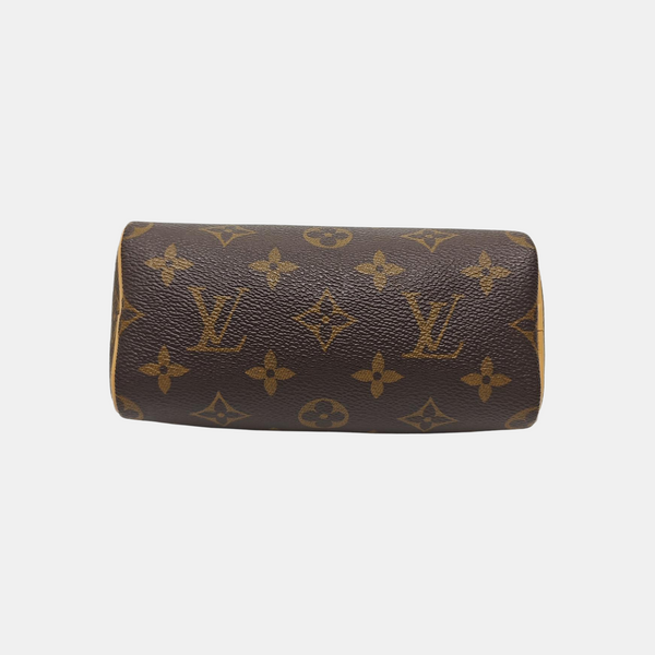 SPEEDY Nano Monogram Coated Canvas Brown