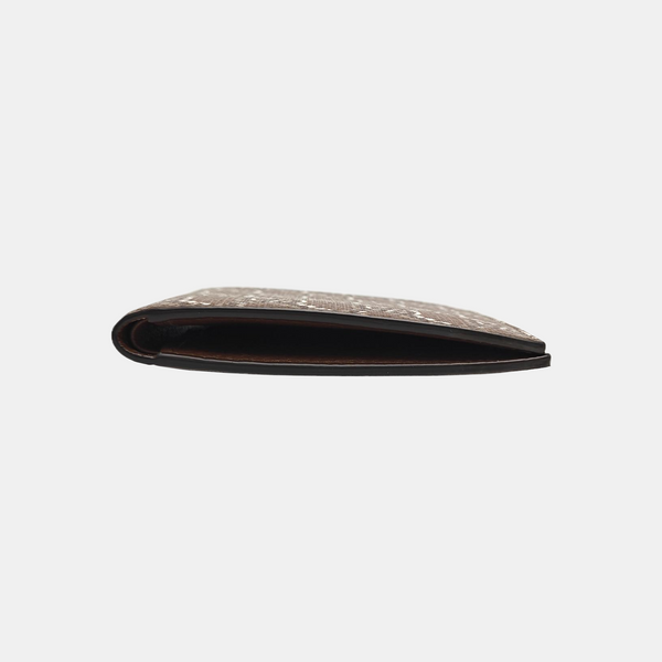 Monogram Coated Canvas Card Holder Brown