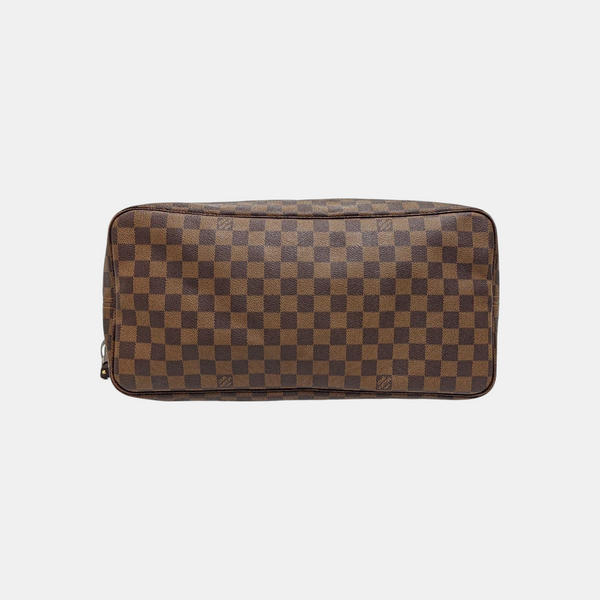 NEVERFULL GM Lona revestida Damier Ebene Marrón