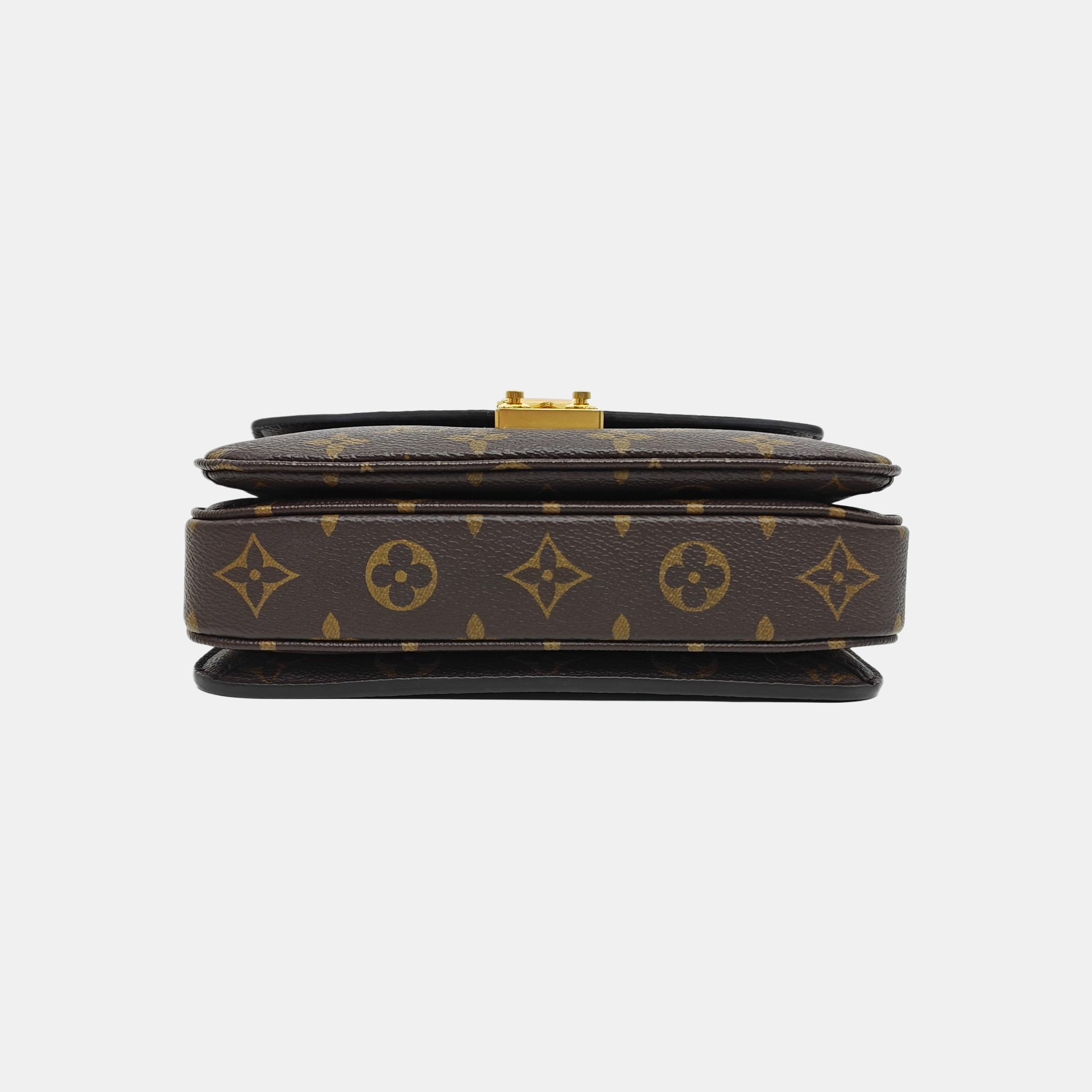 MÉTIS EAST WEST Monogram Coated Canvas Brown