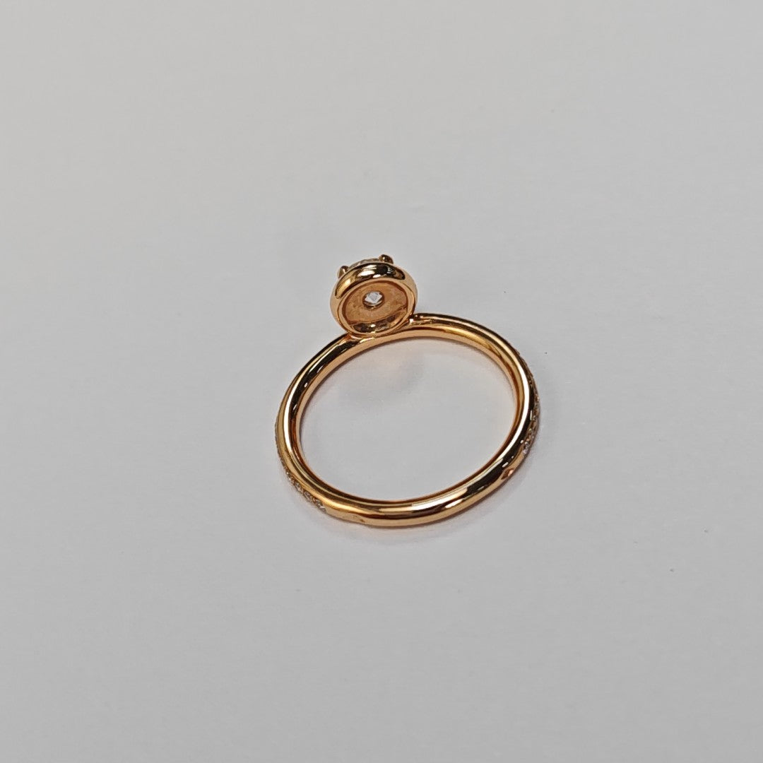 18k Rose Gold Ring EU 52