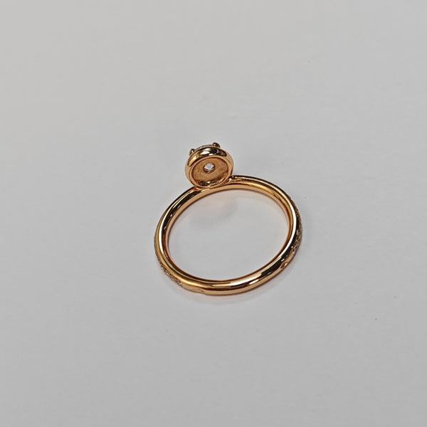18k Rose Gold Ring EU 52