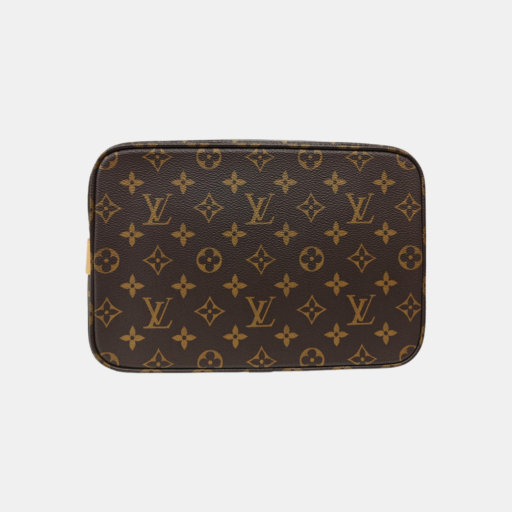 ALL IN GM Monogram Coated Canvas Brown