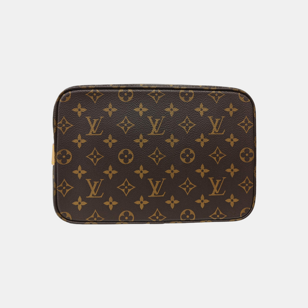 ALL IN GM Monogram Coated Canvas Brown