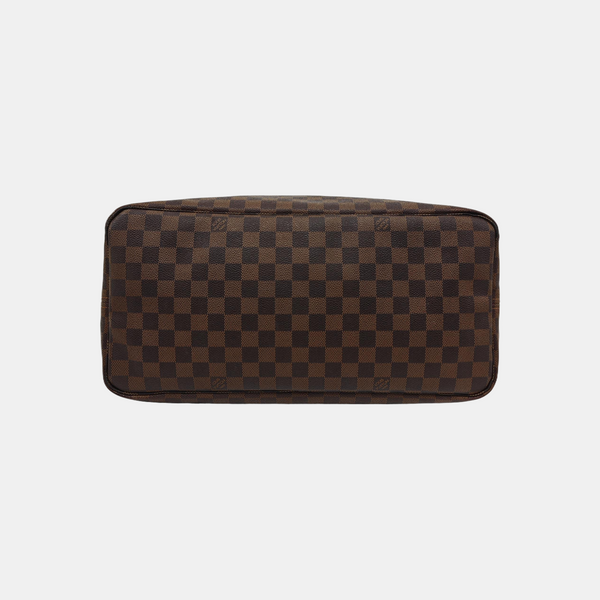 NEVERFULL GM Damier Ebene Coated Canvas Brown
