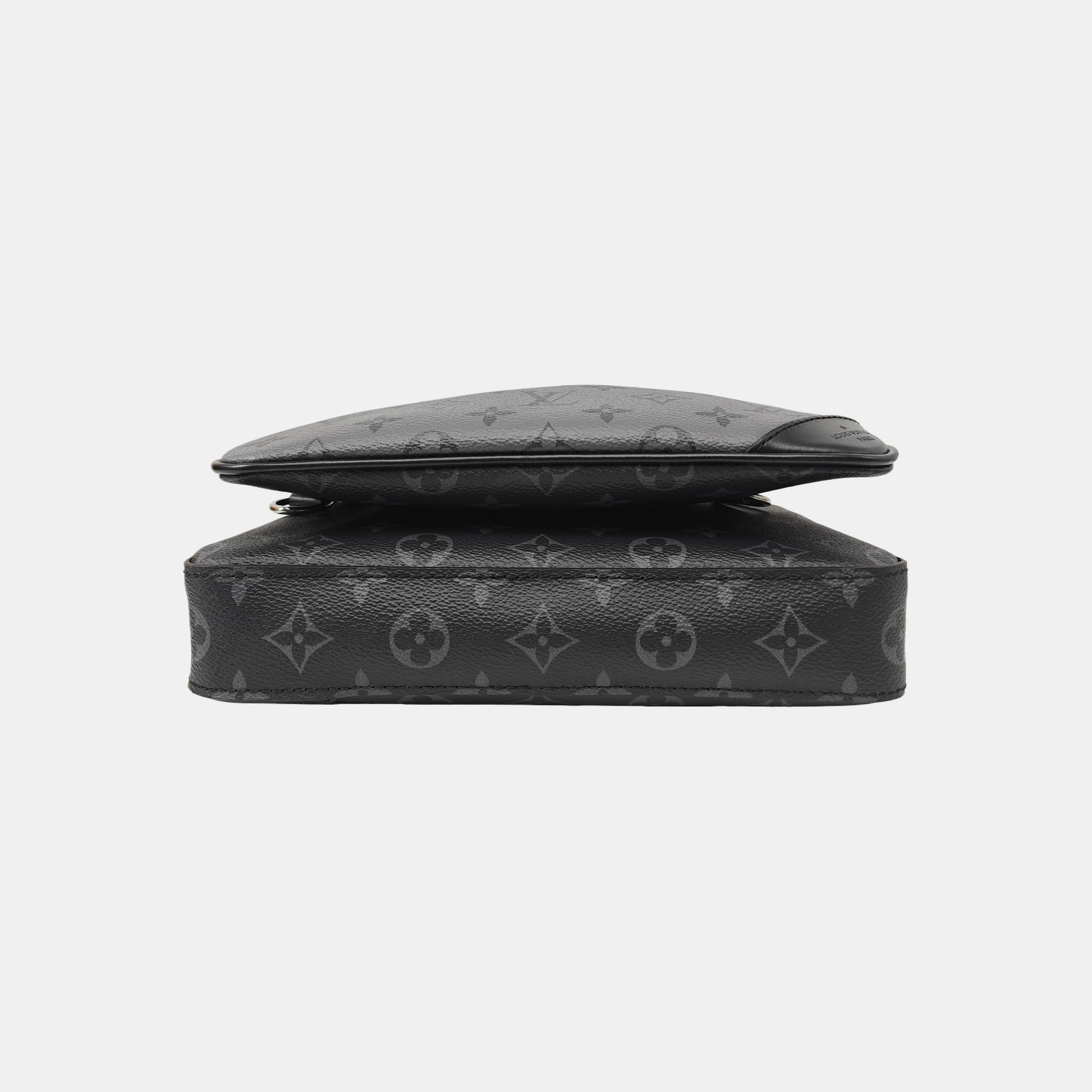 TRIO Monogram Coated Canvas Gray