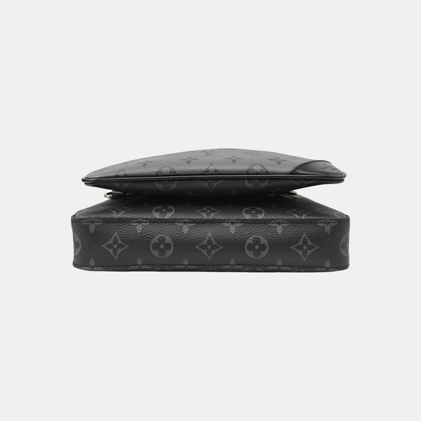 TRIO Monogram Coated Canvas Gray
