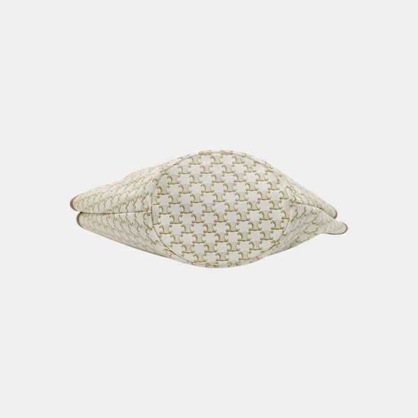 COUFFIN Large Coated Canvas White