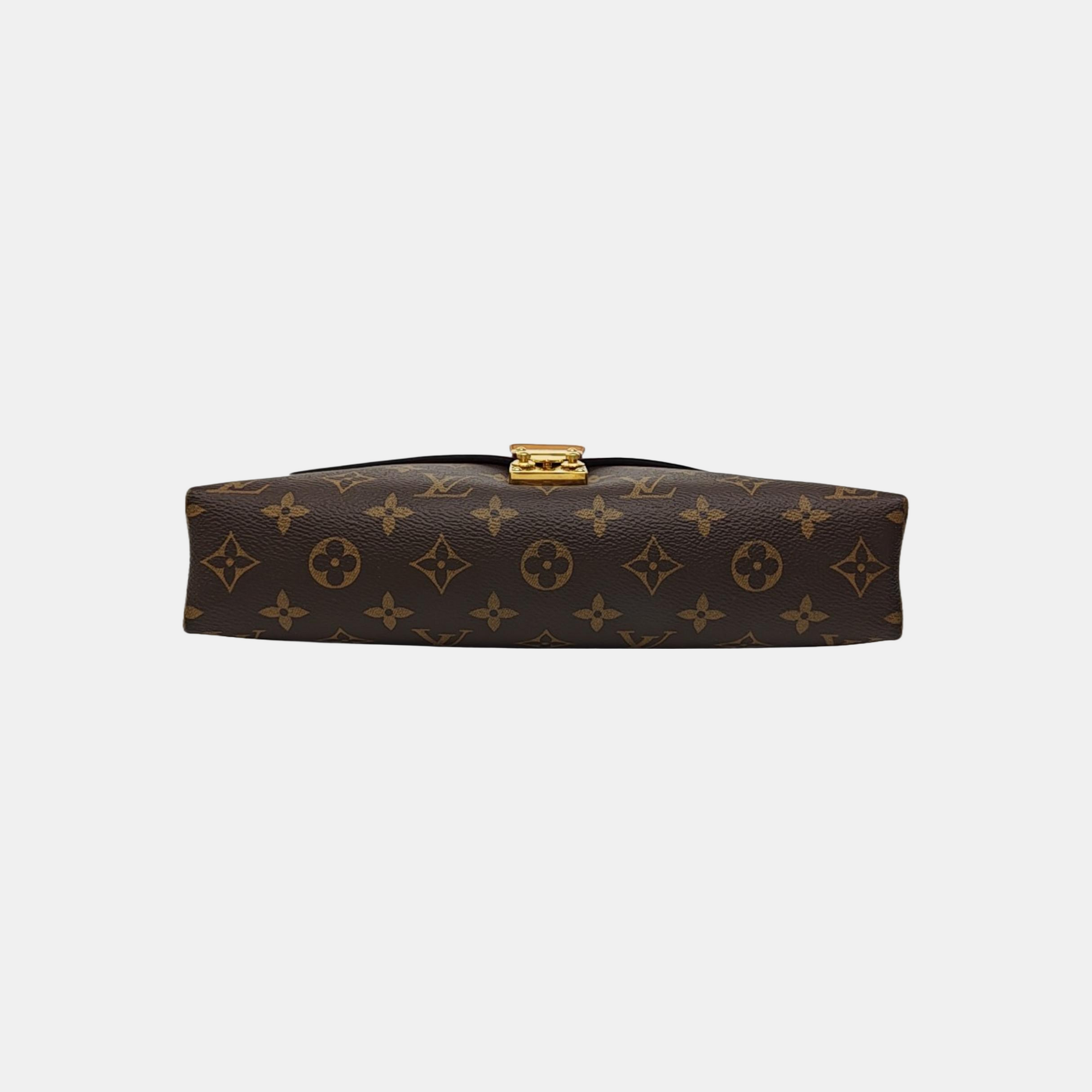 PALLAS BB Monogram Coated Canvas Brown