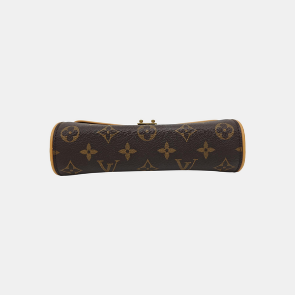 Pochette Camille Monogram Coated Canvas Brown