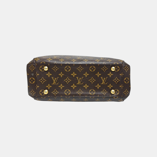 MONTAIGNE GM Monogram Coated Canvas Brown