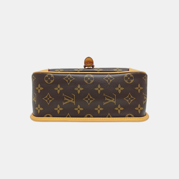 DIANE Monogram Coated Canvas Brown