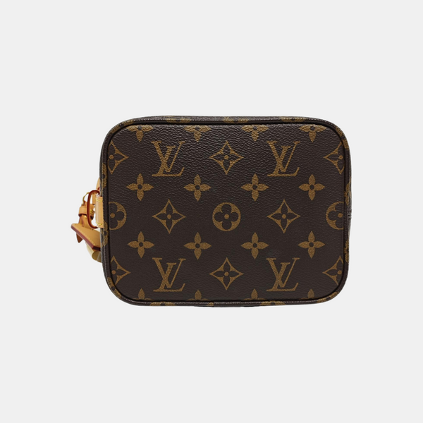 ALL IN BB Monogram Coated Canvas Brown