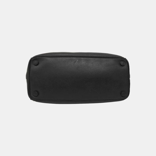 Galleria Medium Quilted Calfskin Black