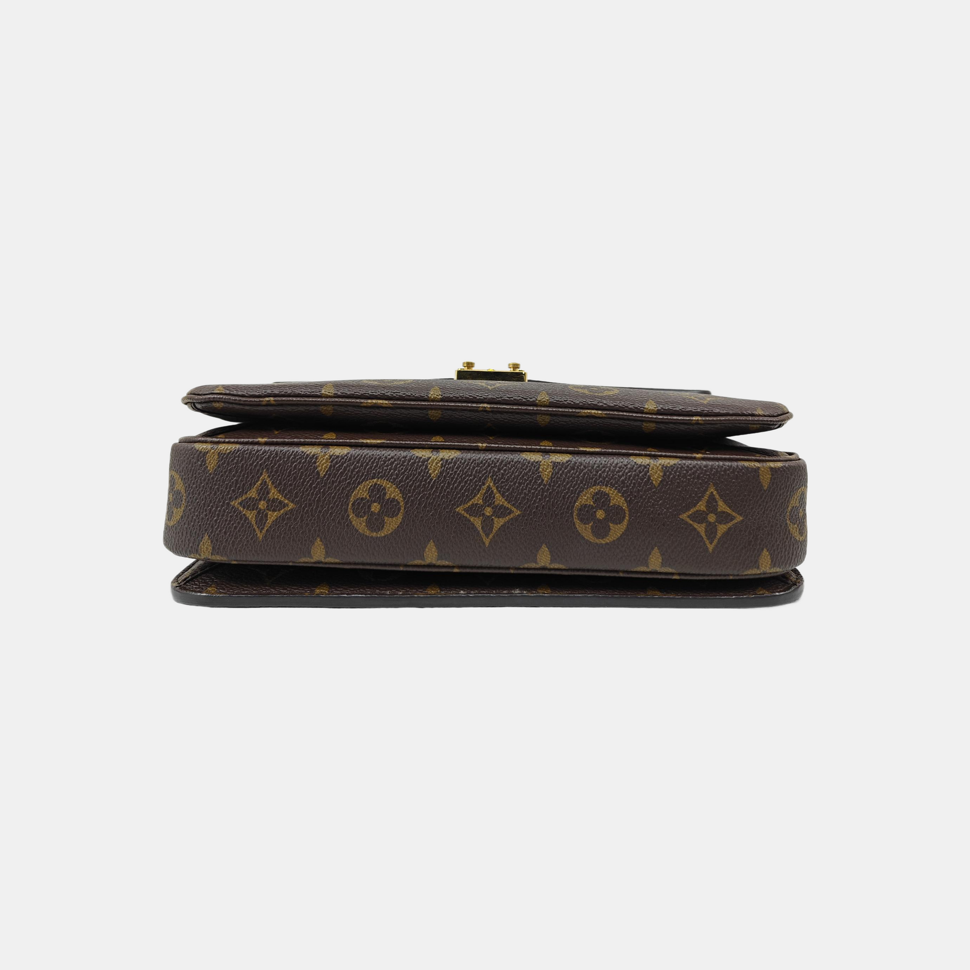 MÉTIS MM Monogram Coated Canvas Brown
