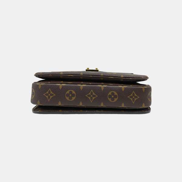 MÉTIS MM Monogram Coated Canvas Brown