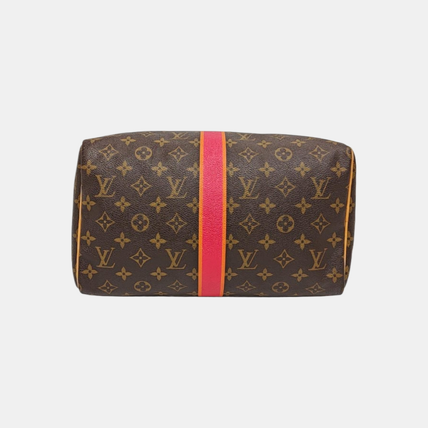 SPEEDY 30 Monogram Coated Canvas Brown