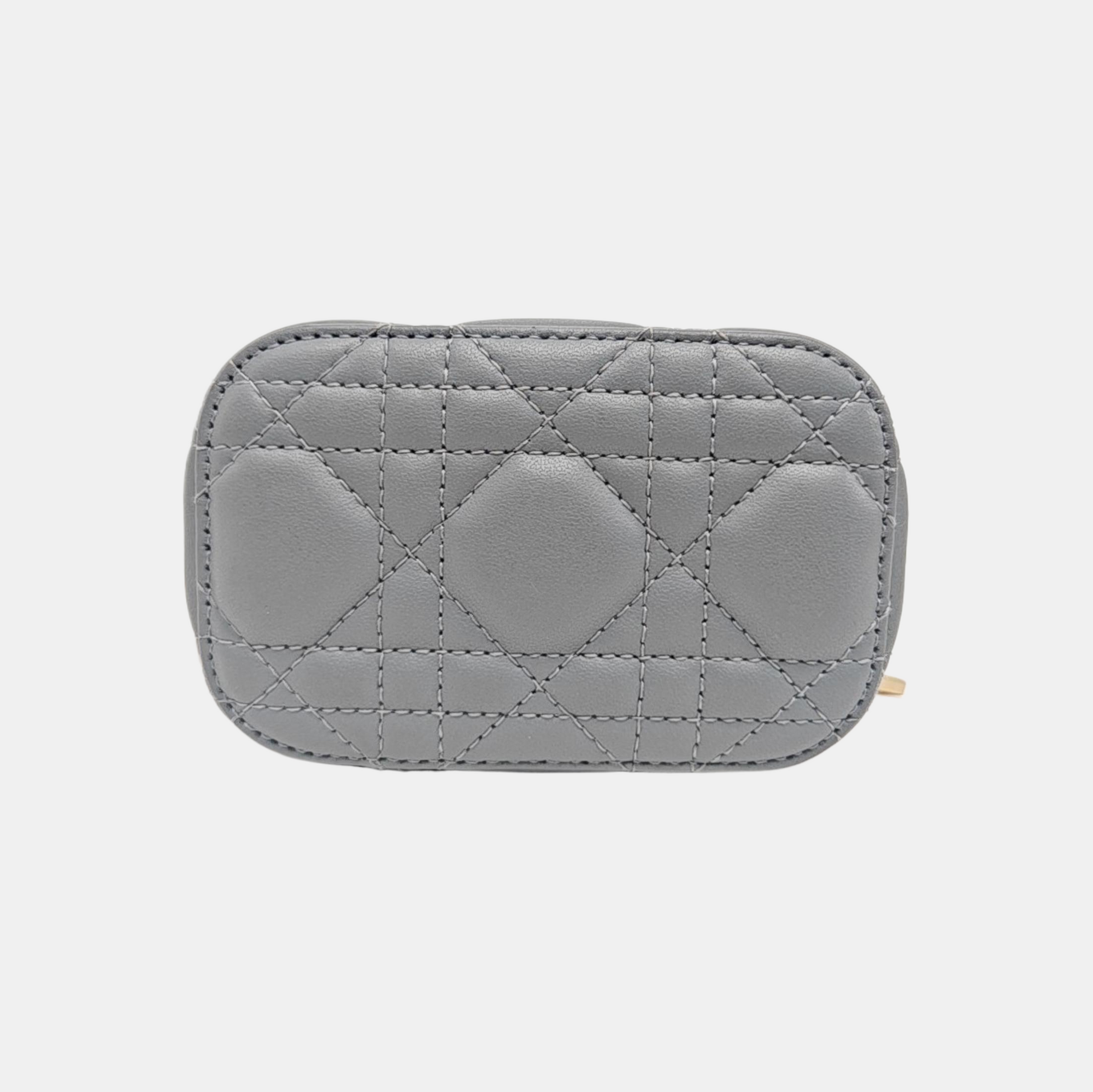 Vanity Lady Dior Cannage Calfskin Blue