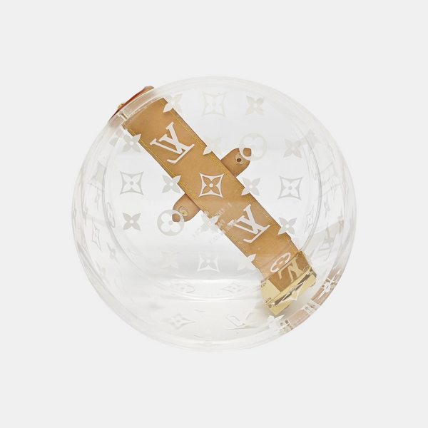 BOX SCOTT Monogram Plastic Clear