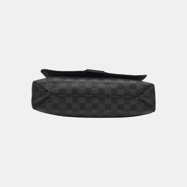 DISTRICT MM Damier Graphite Coated Canvas Gray