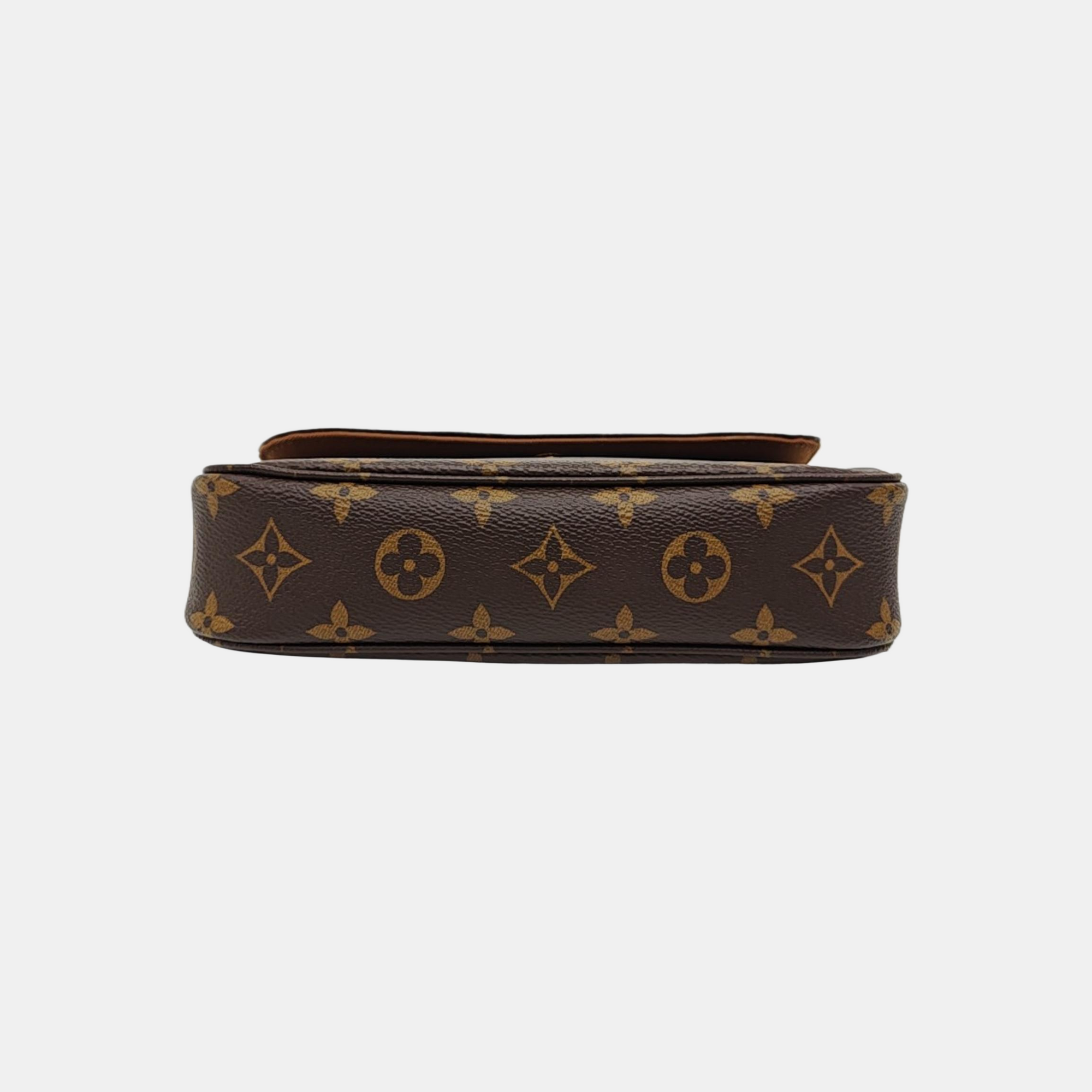 IVY Monogram Coated Canvas Brown