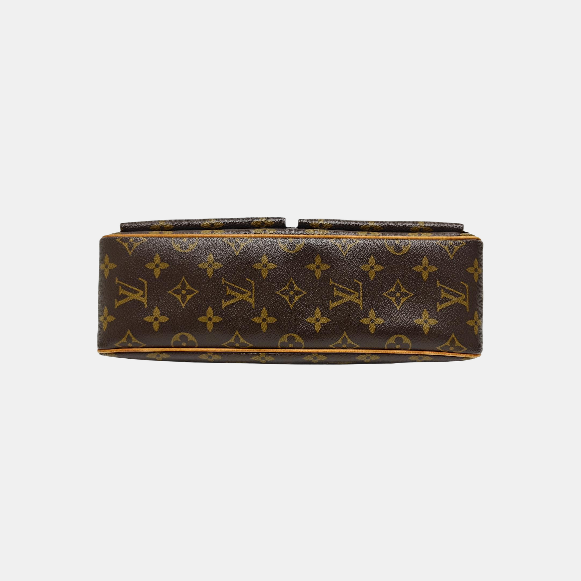 VIVA CITE Monogram Coated Canvas Brown