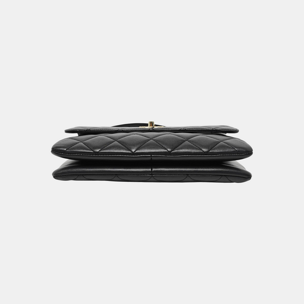 TRENDY CC Quilted Lambskin Black