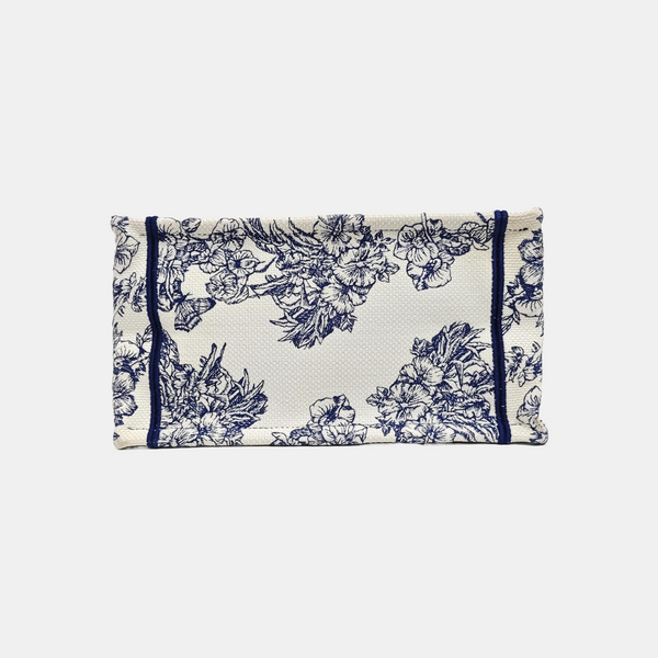 Book Tote Small Canvas White