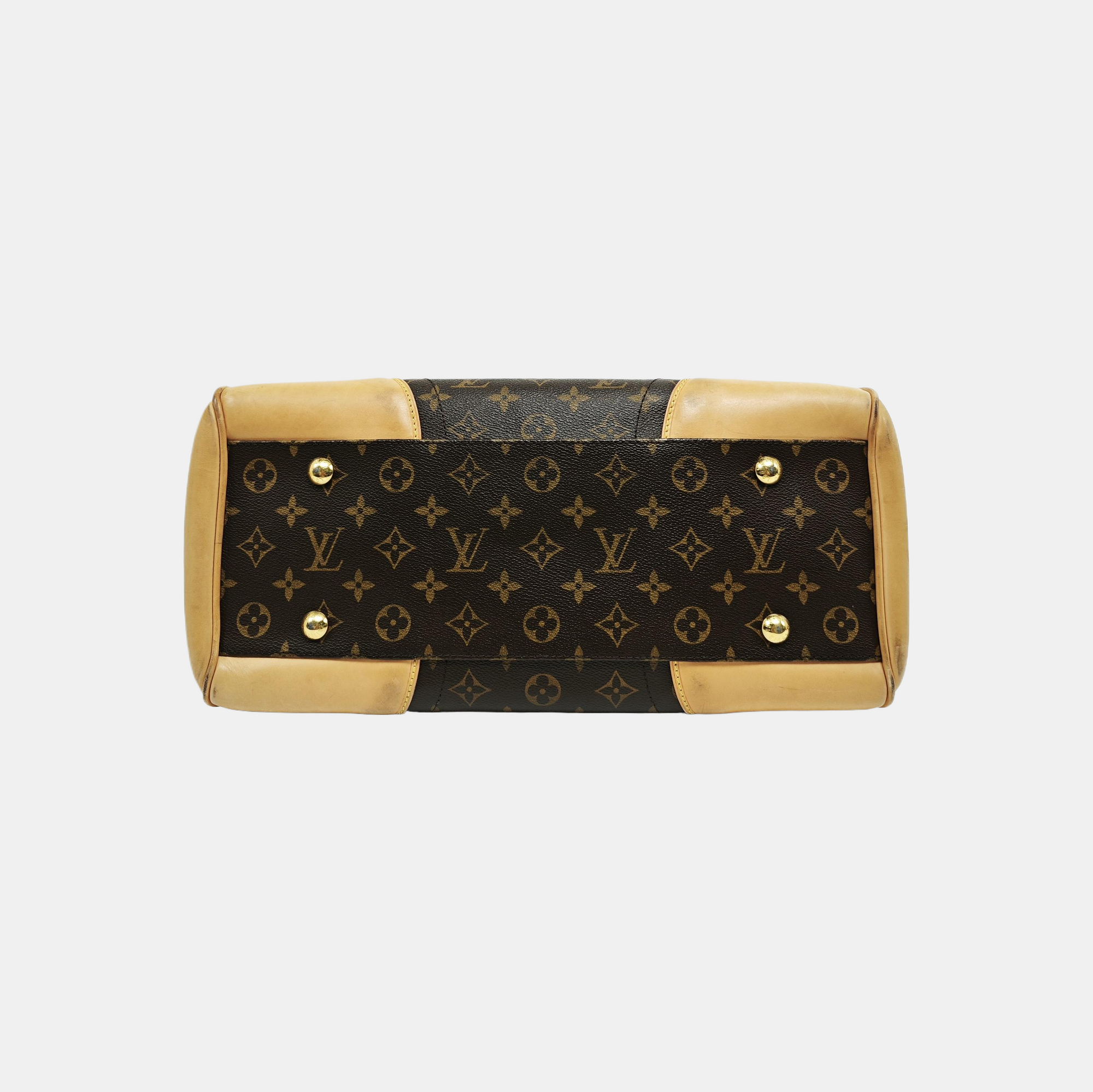 BEVERLY GM Monogram Coated Canvas Brown