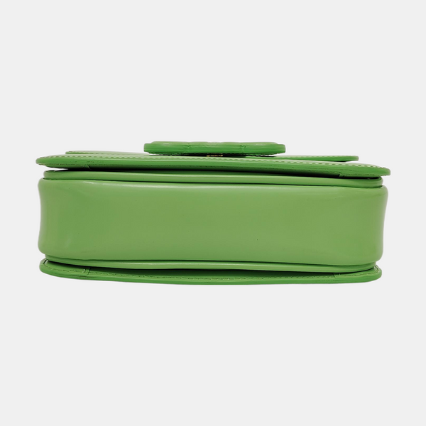 TRIOMPHE Small Quilted Calfskin Green