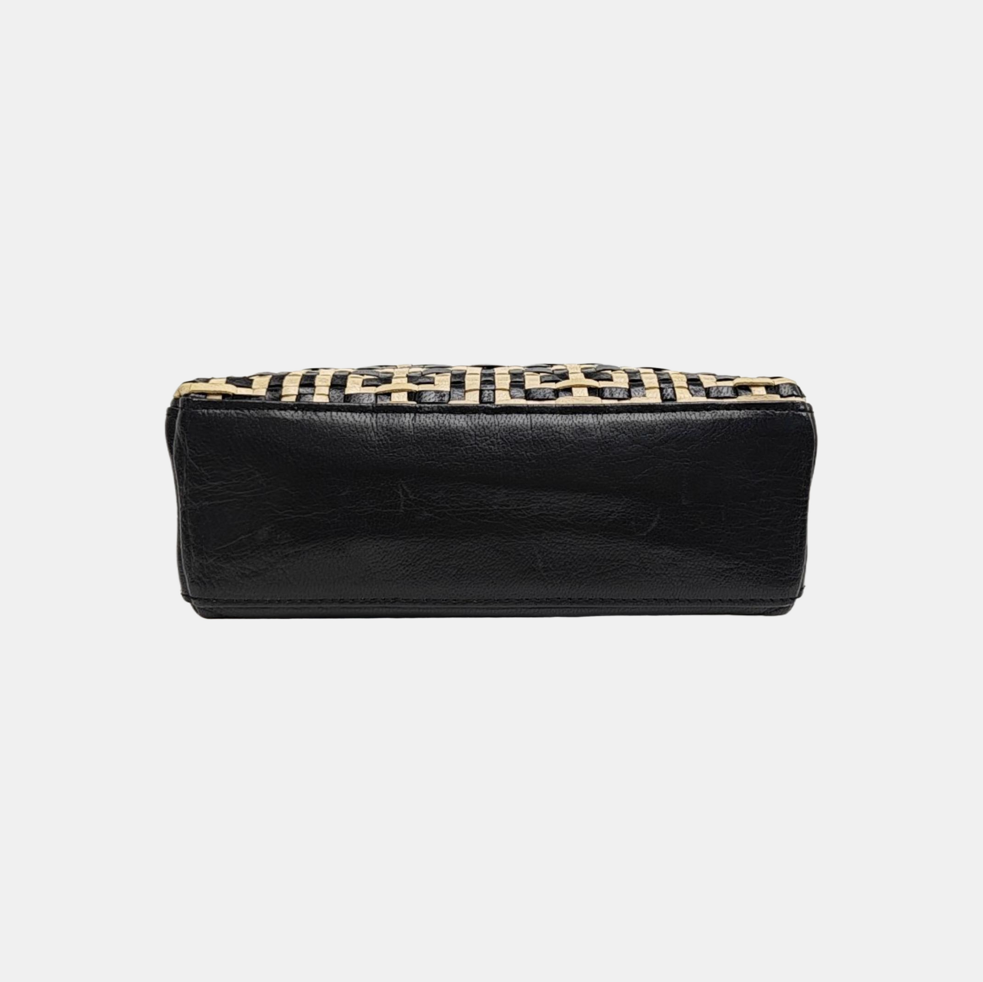 Calfskin Shoulder Bag Black