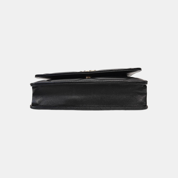 CHANEL 19 WOC Quilted Lambskin Black