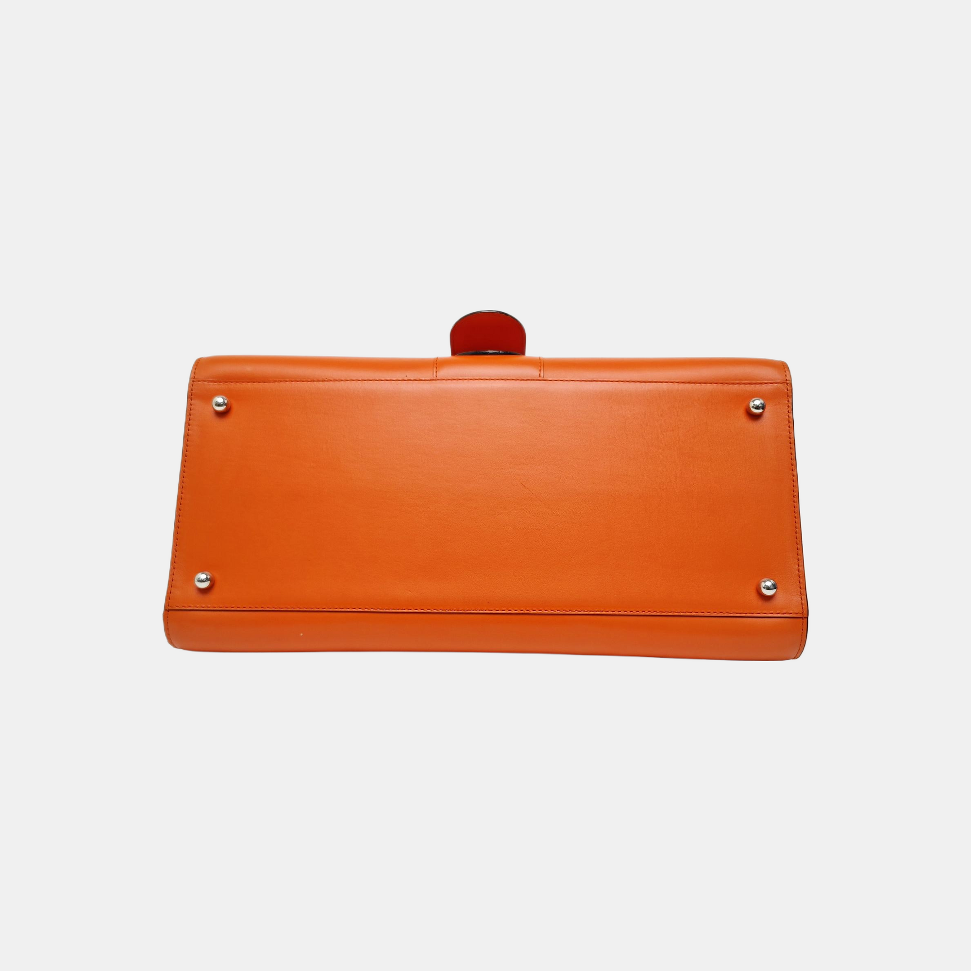 Brillant Calfskin Orange