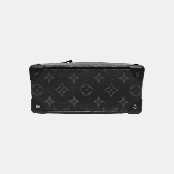 SOFT TRUNK Mini Monogram Coated Canvas Black