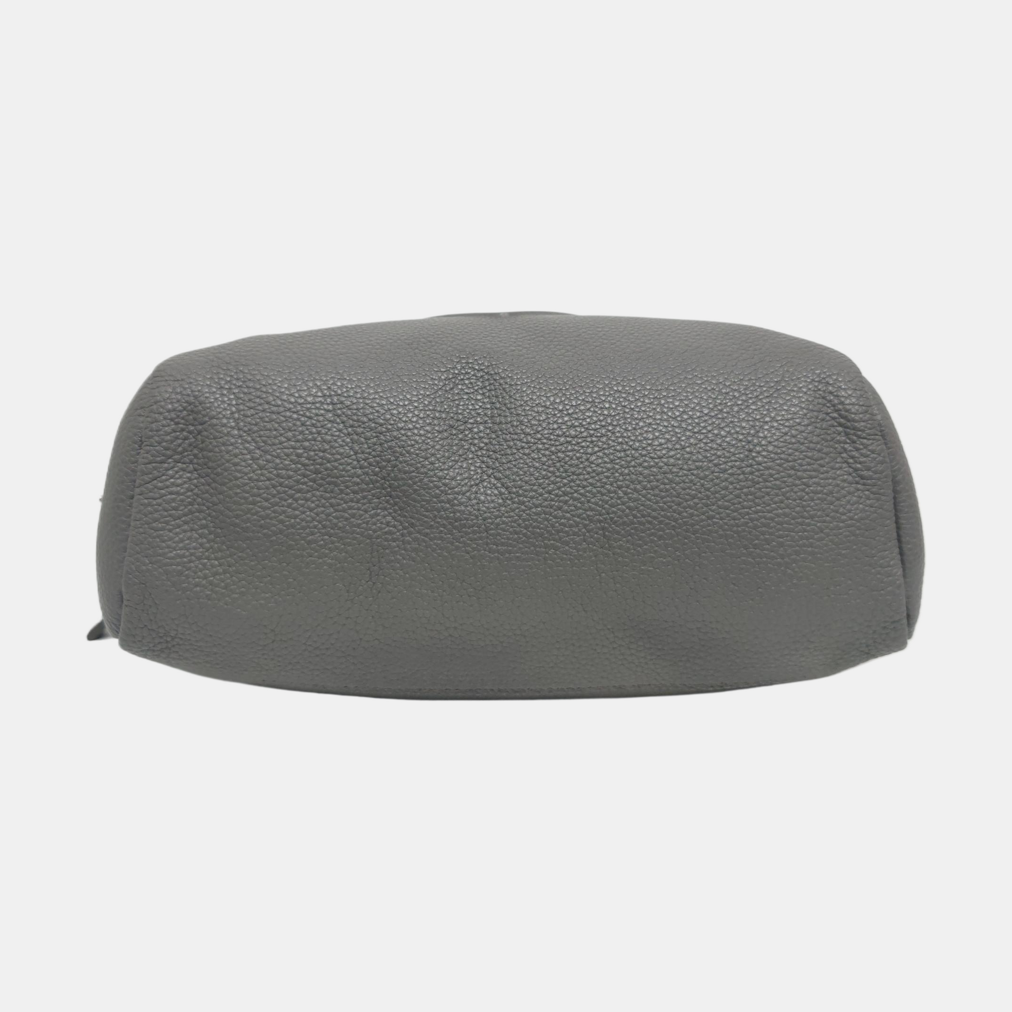 Calfskin Shoulder Bag Gray
