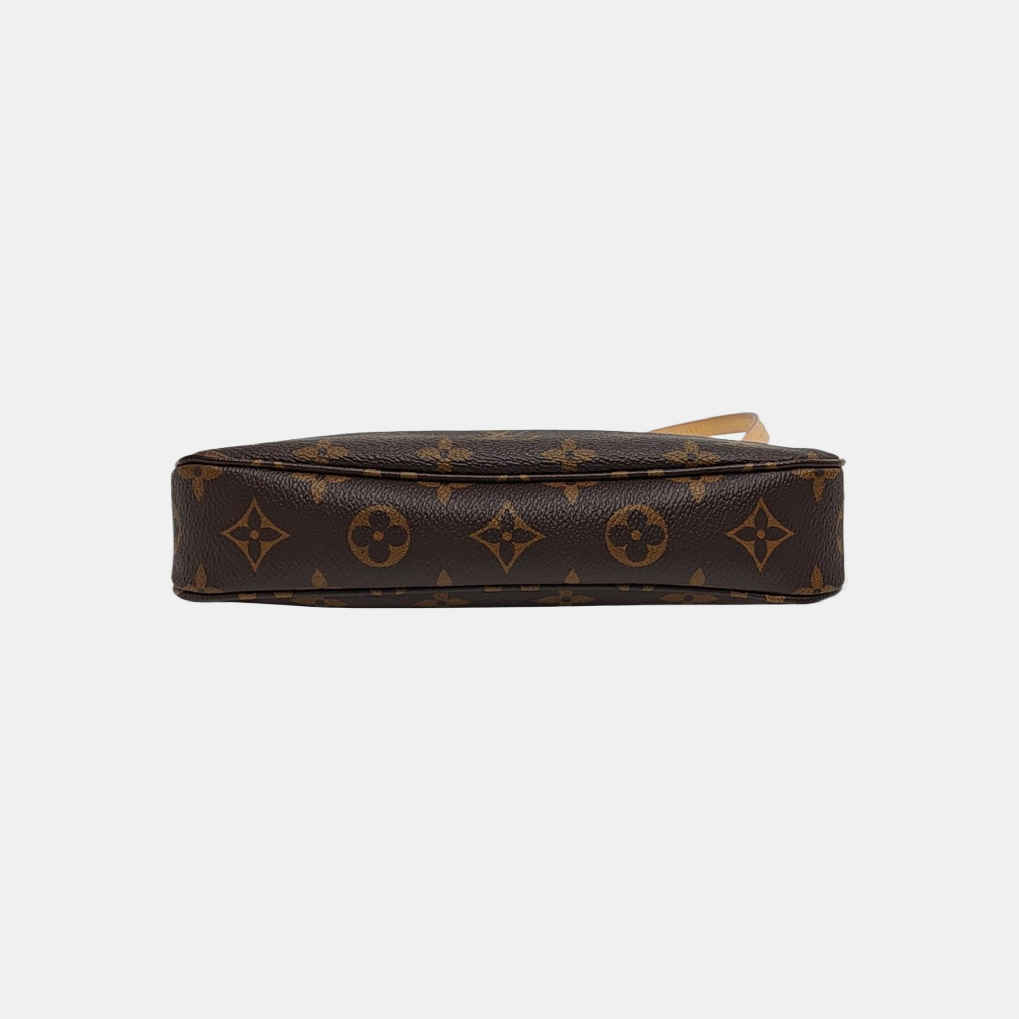 ACCESSOIRES GM Monogram Coated Canvas Brown